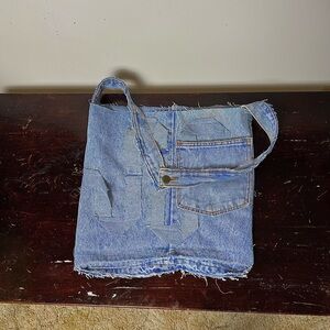 Handmade Upcycled Denim Bag